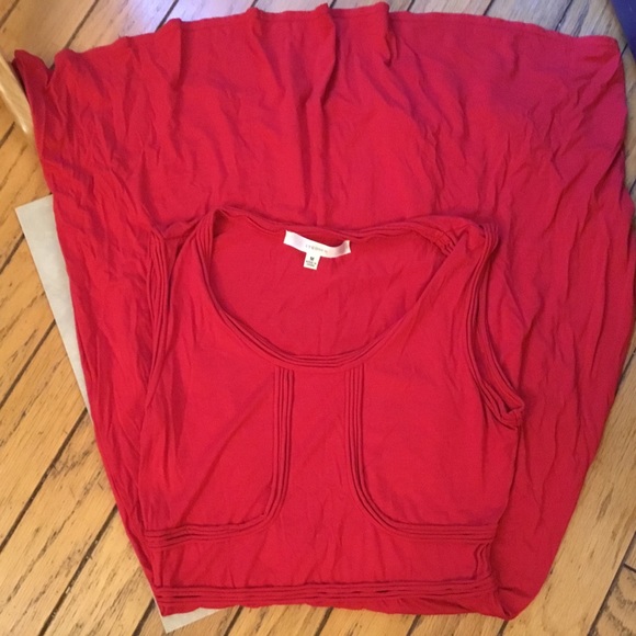 📦 DONATED 📦 Red Sleeveless Jersey Knit Dress - Picture 6 of 10